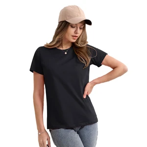 Women's Plus Size Lightweight Breathable Cotton T-Shirt