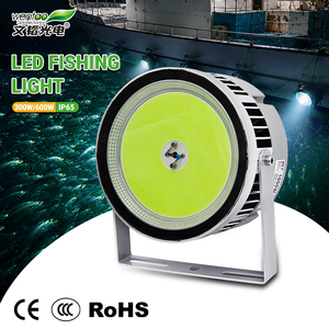 For Boat Use Factory AC180-330V 300W-600W IP65 Waterproof Deep Sea Cyan Jelly Green Led Fishing Fish Attracting Light
