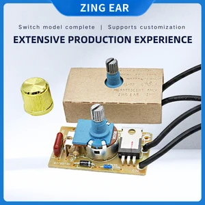 Zing Ear ZE-03 Rotary AC Inline Retro Light Switch Dimmer for LED Light