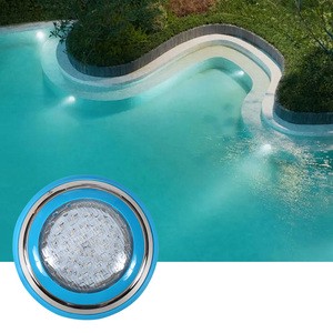 IP68 RGB 180mm Stainless Steel Body Pool Float Lights Underwater Swimming Pool Waterfall Lamps for Landscape Application
