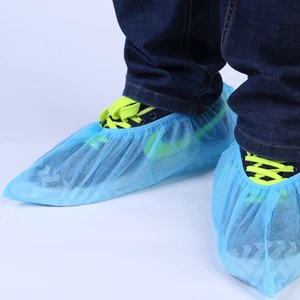 Disposable Anti-Slip Dustproof Safety Shoe Covers Waterproof Non-Woven Lab Home Use