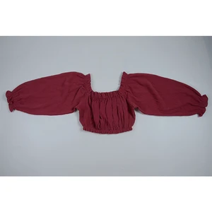 Plus Size Women's Tight T-shirt Made of Polyester/cotton Knitted Fabric, Elastic, Breathable and Solid