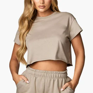Windproof Factory Made Low Price Women Crop Top Selling Best Quality Cotton Made Women Crop Top Made In Pakistan