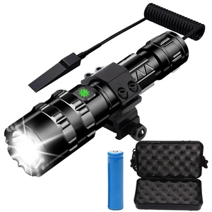 80000 Lumens LED Diving Flashlight 18650 Rechargeable Camping Hunting Flashlight IP68 Waterproof 5000K Daylight 10h Runtime Clip