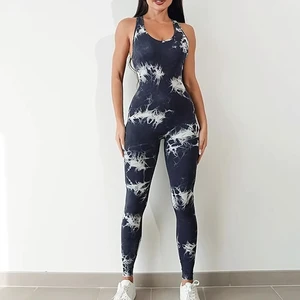 Hot Sales Women's Regular Fit Casual Short Zipper Yoga Jumpsuits Playsuits Solid Color Activewear Breathable Customized Color