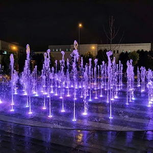 Hot Selling Dry Land Music and Dance Fountain, Programmable Dry Deck Interactive Fountain Suitable for Parks