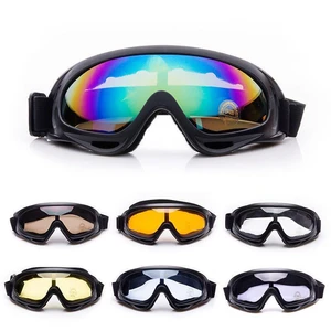Safety Goggles with Multi Lenses - PC Frame UV400 Anti-Fog Lens Windproof Dustproof Protective Eyewear for Outdoor Sports Work