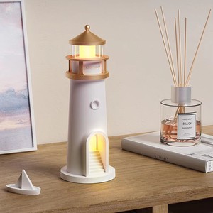 New Moonlight Lighthouse Atmosphere for Music Bedside Light ABS Body Battery Instant Sensor Night Light for Bedroom Table