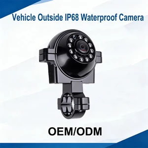165 Degree Ultra Wide Angle Starlight Camera AHD 1080P IP68 Waterproof Vehicle Security Monitor for Truck Bus Fleet Safety ODM