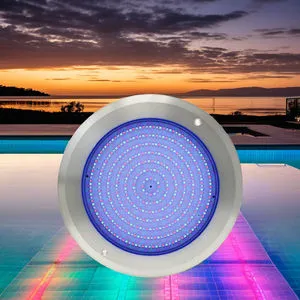 High Quality LanVol Multi Colors Flat AC12V LED Swimming Pool Light IP68 Slim RGB Blue Warm White Underwater Light