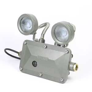 Explosion-proof Automatic LED Emergency Exit Light with Battery Backup Cold White Twin Spot 3-Year Warranty