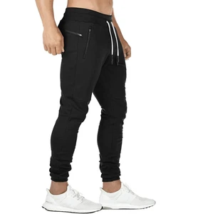 Fashion Jogging Pocket Bottom Men's Fitness Sports Trascksuit Cotton Pants
