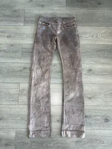 2026 HaiYao High Quality Cotton Men's Jeans American Street Brand Comfortable Mid-Rise Skinny Casual Glitter Men's Denim Jeans