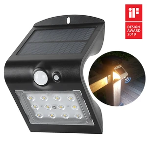 Solar Security Light with Motion Sensor Alarm 1.5W 220LM with Motion Sensor