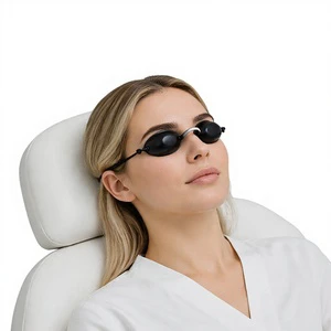 Laser Eye Protection Mask Beauty Patient 450nm Blue Laser Safety Flexible Plastic Sunshine Tanning UV Protection Repeated Use