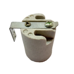 E14 Porcelain Lamp Socket E14 Lamp Holder with Bracket