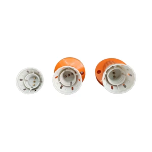 E27 B22 2 in 1LED 3D Bulb Plastic Shell Base Lamp Socket