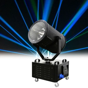 Powerful 1000W-7000W HID Searchlight High Power Sky And Ground Marker Light Aluminum Body IP54 Beam Angle 0.6-0.8 For Sale