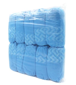 100-Pack Anti-Skid Non-Woven Disposable Shoe Cover Non-Slip Safety Boot & Shoe Covers Fits Most Shoes 42x17cm