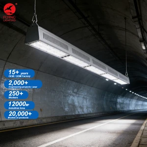 180W 230W 280W Led Hi Bay Industrial Warehouse High Bay Light Linear Highbay for Factory Gym Workshop