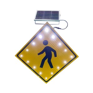 Traffic Arrow Solar Powered LED Warning Directional Sign Aluminum Road Signals Led Traffic Signs