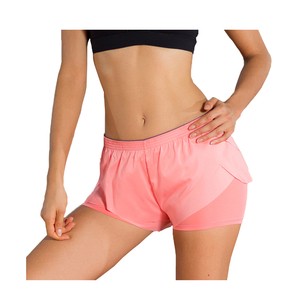 Hot Sale Cotton Women's Gym Shorts in Pink Plus Size Casual Jogging Shorts High Waist Colored Comfortable