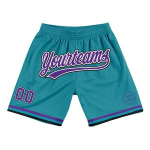Quick Dry Breathable Plus Size Custom Basketball Shorts for Unisex Printed Name Number White Blue Red Anti-Bacterial Summer