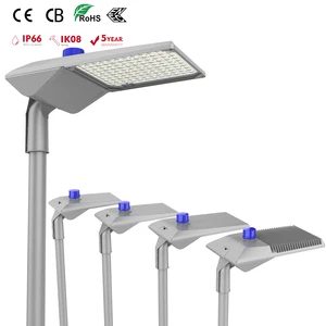 High Brightness IP66 AC LED Street Lights For Road Use 30W-400W Aluminum Alloy Shoebox Lamp With 5-Year Warranty