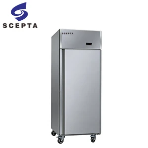 European Style Stainless Steel High Efficiency Electric Refrigeration Equipment Supermarket Kitchen One Door Refrigerator 1 Year