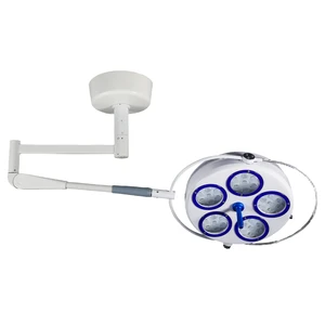 Portable Veterinary Surgical Light Hospital Ot Lamp LED Electric CE Certified High Illumination 100000LUX 4800K CRI 92 3.2V/1W