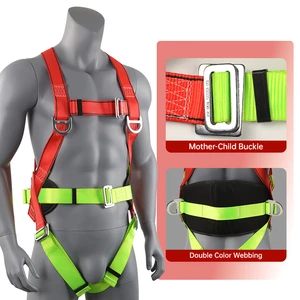 New Polyester Fall Protection Shock Absorbing Emergency Safety Lifeline CE EN 361:2002 Certified 1500kg Breaking Strength Steel