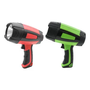 LED Outdoor Handheld Camping Lamp Waterproof Satchel Searchlight IP65 Rating Flashlight 6000K Daylight Rechargeable Lithium-Ion
