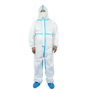 Disposable Dust Proof Anti Static Safety Type 3 4 5 6 13688 Anti Harmful Particles Protective Coverall/overall