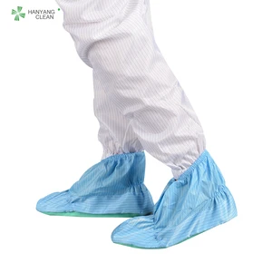 Autoclavable Cleanroom Soft Washable ESD Anti-Static Anti-Slip Safety Shoe Cover
