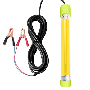 Factory Original Supply 10W 20W 60W LED Underwater Fishing Light 12/24V DC Attaching Fish Lamp