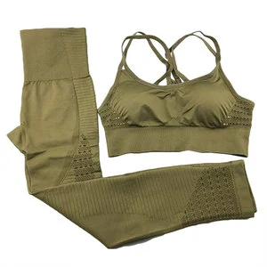 Active Wear Yoga Set For Women Seamless Women Yoga Set Workout Fitness Wear Women Yoga Set
