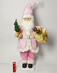 28inches 70cm Electric Animated Musical Santa Claus Christmas Decoration With Light Holiday Supplies Factory Wholesale