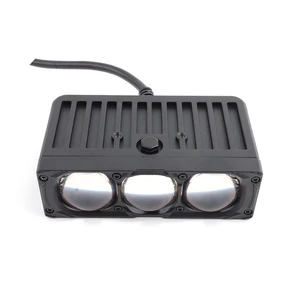 Car Spotlights Led Grille Lights Led Work Light External Auxiliary Lights 80W 6500K 3 Lens Car Matrix Grille Light