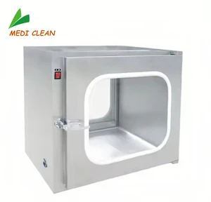 Room Clean Box Pass Clean Room Dynamic Pass Box Metal Electrical Clean Room Pass Box for Pharmaceutic