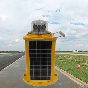Portable Solar LED Airport Runway Lights Aviation Obstruction Ground Light