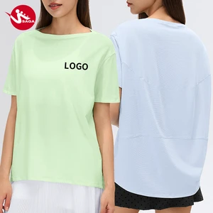 New Trend Professional Breathable Slimming Leggings Gym Fitness Yoga Workout Gym Durable Short Sleeve yoga Top