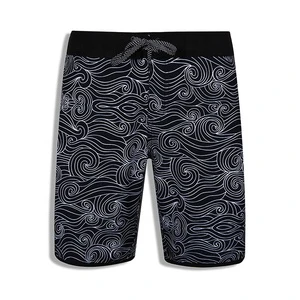 Sublimation Printed Men Beach Shorts Sea Side Swim Trunks with Mesh Lining for Sale