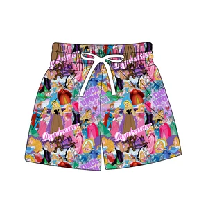 Little Boys' Cute Print Swim Trunks Quick Dry Swimwear for Beach and Pool Activities