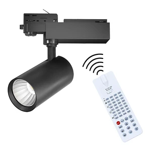 Remote Control Motion Sensor Track Light 35W 30W Daylight Sensor Microwave Sensor Dimming LED Track Light