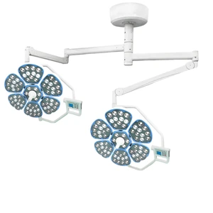 Petal-Type LED Surgical Shadowless Light Lamp Electric Ceiling-Mounted Hospital Examination Operation Lighting for Doctors