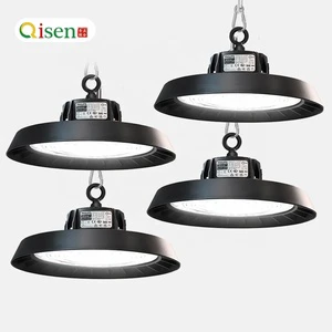 Industrial 100w 200w 300w UFO Led High Bay Lights CCT Changeable 100-277V Professional Badminton Court Anti-glare High Bay