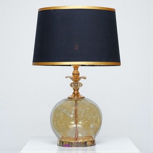 Elegant Glass Table Lamp for Living Room Dimmable LED Desk Light
