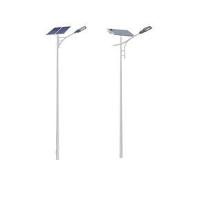 Cctv Pole High Power LED Solar Street Light Steel Hot Dip Galvanized Outdoor New Rural Eye Protection