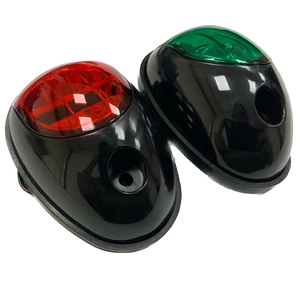 PAN-U Professional IP68 Waterproof Navigation Side Lighting with Green/Red Lens 4100K Neutral White DC 12V for Boats