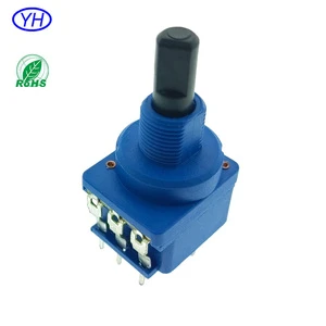 Professional Manufacturer 10k 20k 50k 100k 200k 500k 1M Rotary Potentiometers With Push Switch For Varilight dimmer Switch
